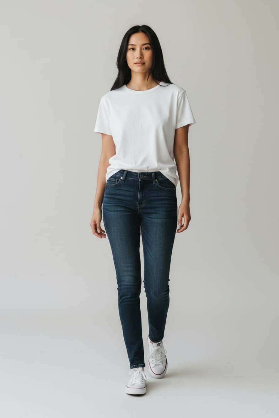 Fat‎ Face Women's Dark Wash Skinny Jeans Size 10R